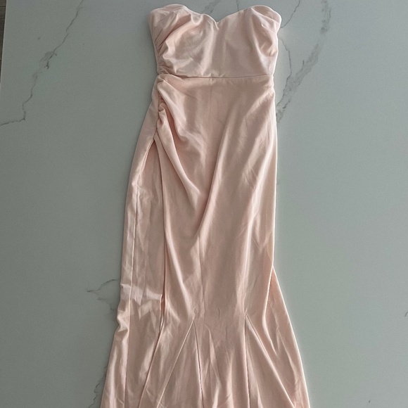Lovers and Friends The Kim Gown in Blush XSmall New Womens Long Maxi Dress